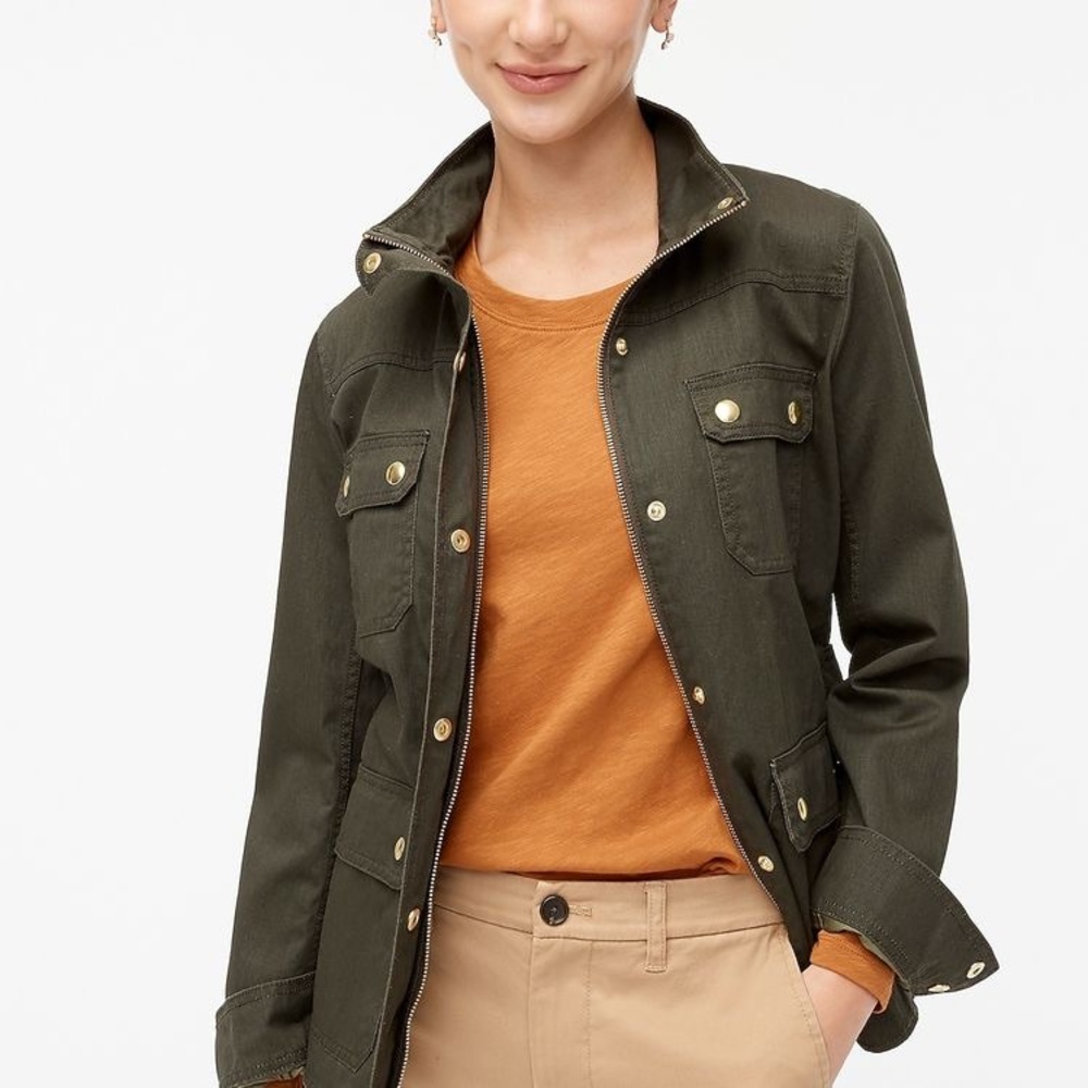 J.Crew olive green Field Jacket size small